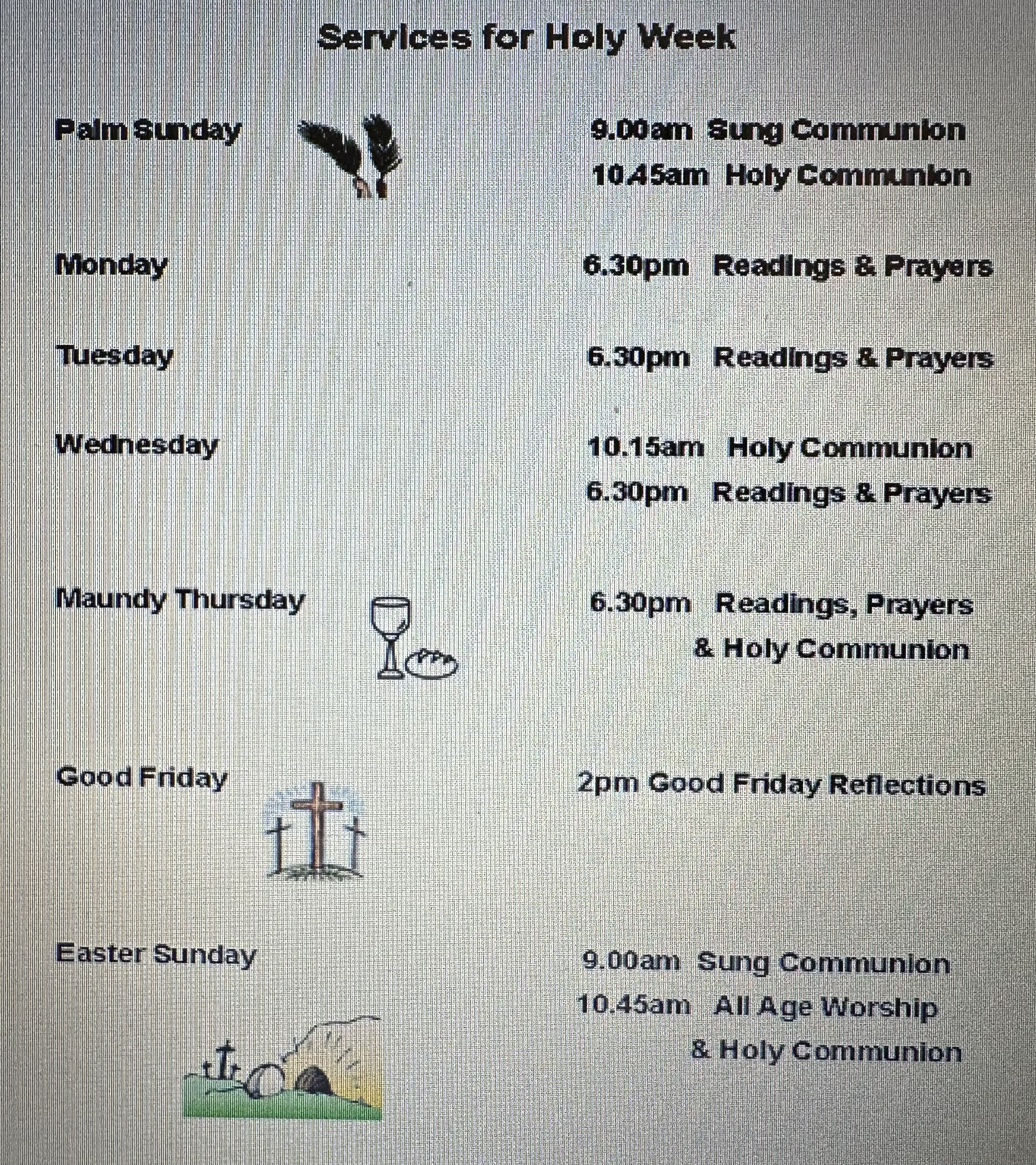 holy week 2025